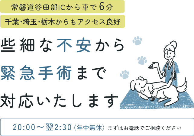 夜間・祝日も整える緊急体制